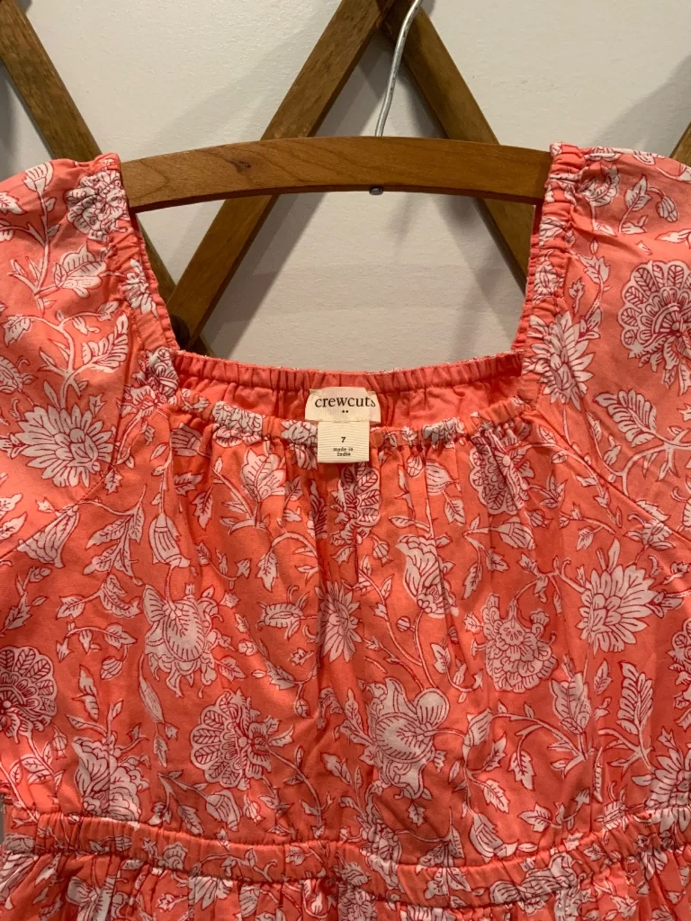 Crewcuts Floral Bubble Hem Dress Size 7